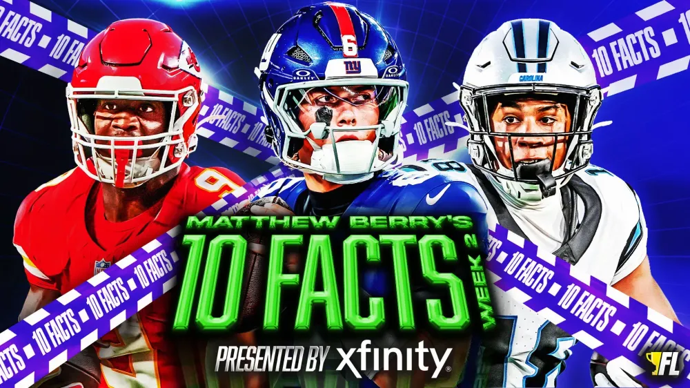 Matthew Berry's 10 Facts You Need To Know Before Week 2 In Fantasy Football - FantasyLife
