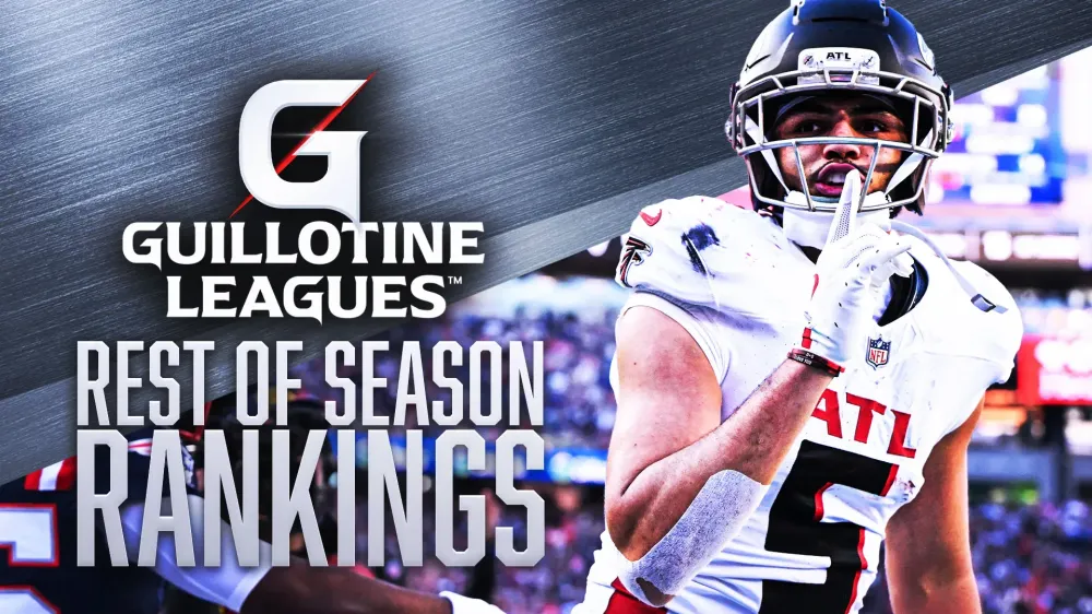 Week 11 Guillotine Leagues Rest-of-Season Rankings: Drake London, Emeka Egbuka, and More