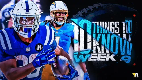 10 Things to Know For Week 9: Mid-Season Awards, Touchdown Regression Candidates, and More