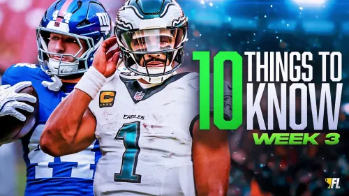 10 Things to Know For Week 3: Return of the Sheesh Report, Can Hot Players Stay Hot? and More