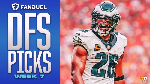 Week 7 FanDuel NFL DFS Picks: Target Saquon Barkley, Justin Jefferson and More