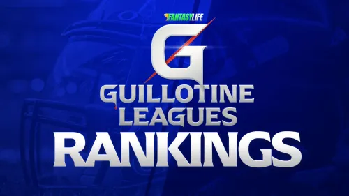 Guillotine League Rankings for 2025 Fantasy Football (Updated For Week 11)
