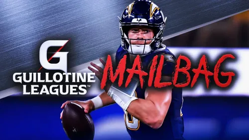 Week 9 Guillotine League Strategy: Packing Your Bench With Backups and Avoiding Chargers