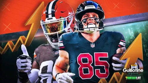 Tight Ends To Upgrade In Guillotine Leagues™: Brock Bowers, Trey McBride, And More